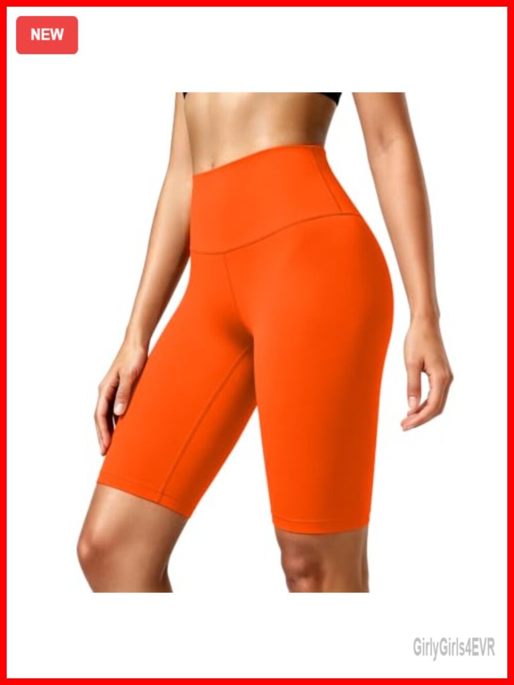 High Waisted Biker Shorts Tummy Control Yoga Running Activewear